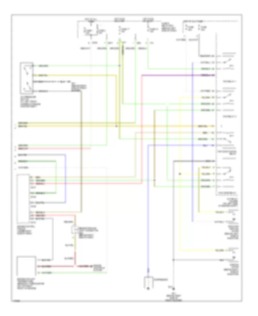 Automatic AC Wiring Diagram (2 of 2) for Subaru Forester X 2003