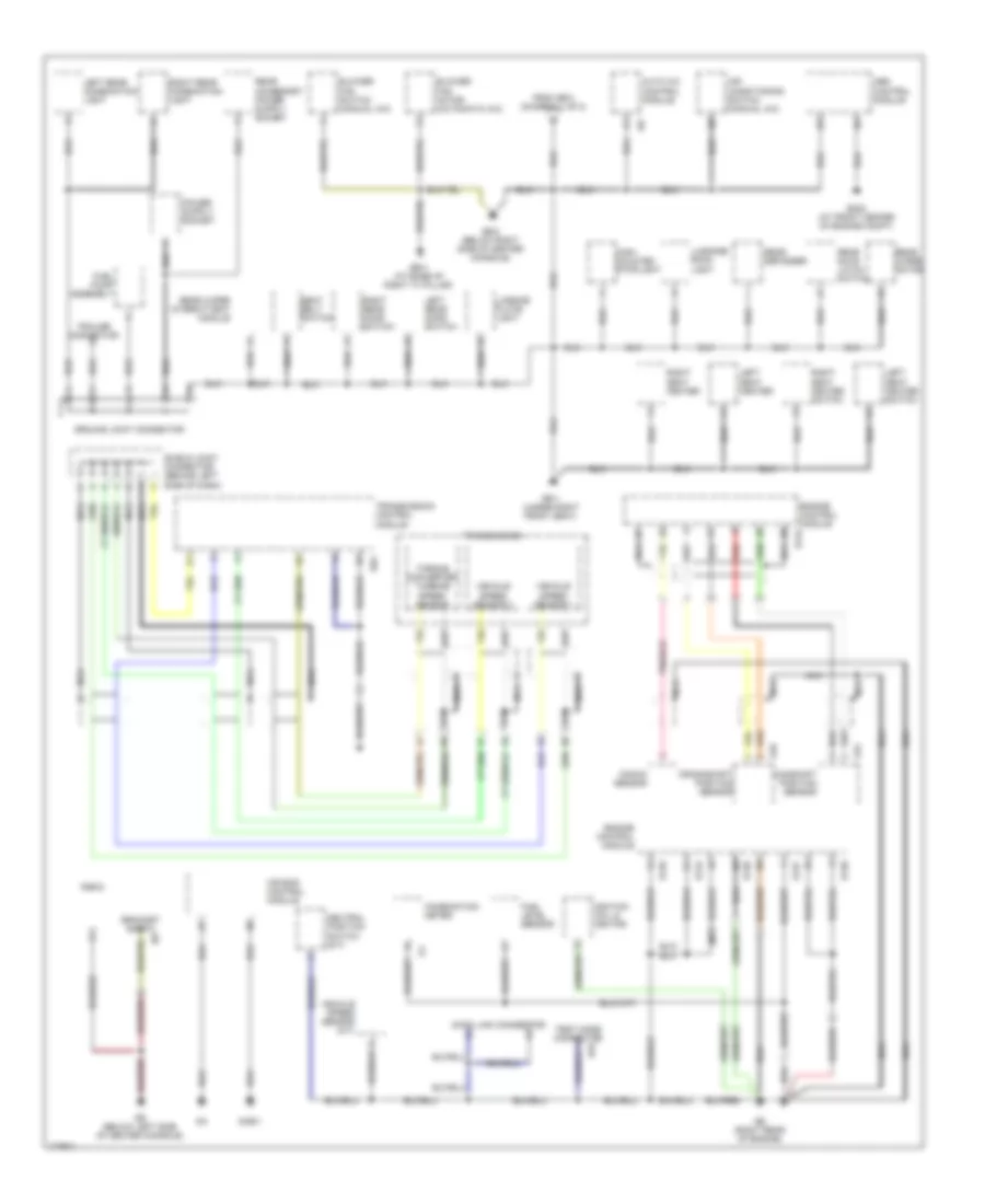 Ground Distribution Wiring Diagram (2 of 2) for Subaru Forester X 2003