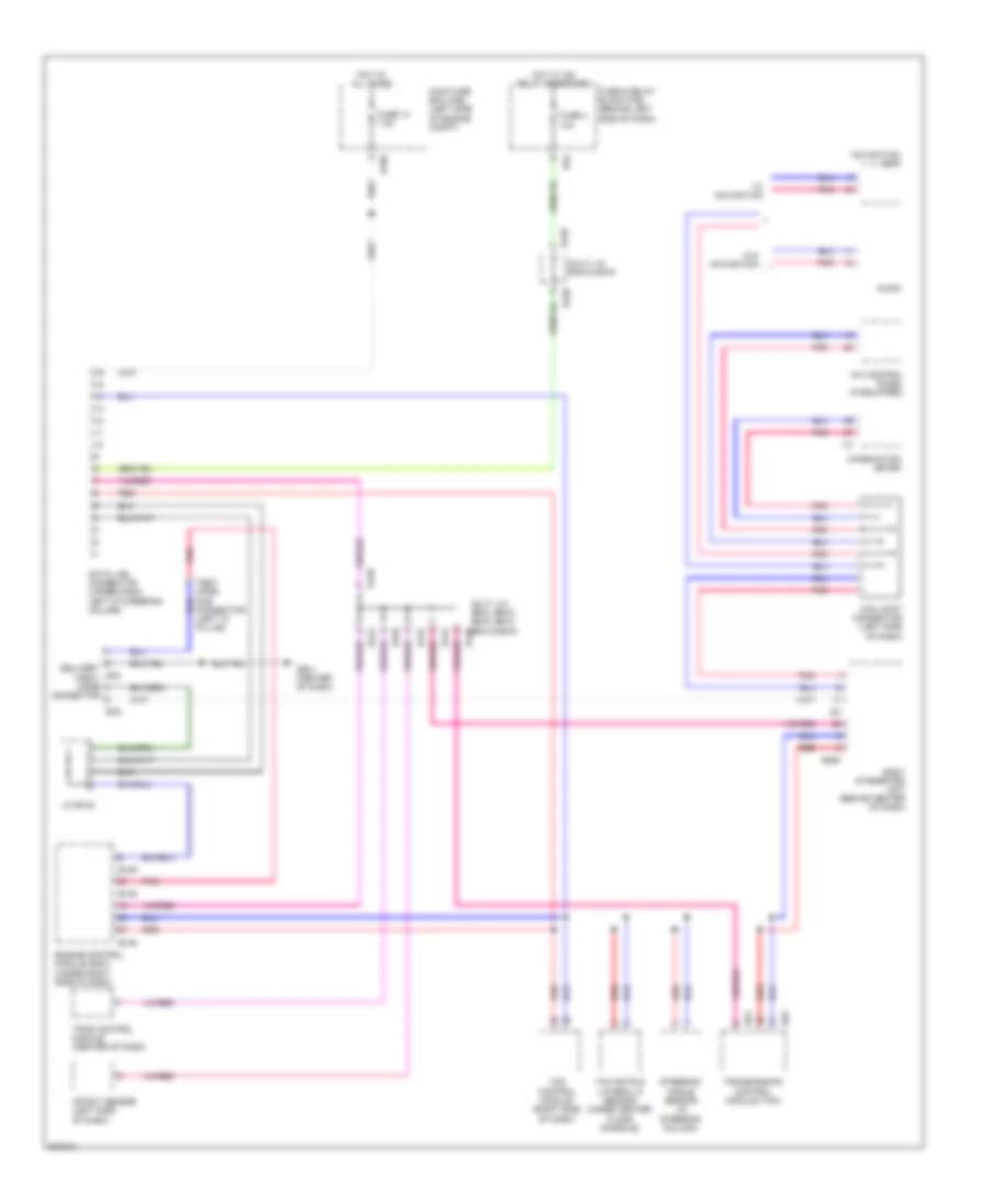 Computer Data Lines Wiring Diagram for Subaru Forester XT Premium 2010