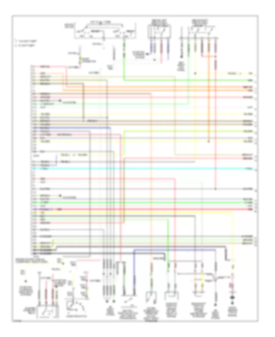 2 5L Engine Performance Wiring Diagram 1 of 3 for Subaru Forester XS 2003