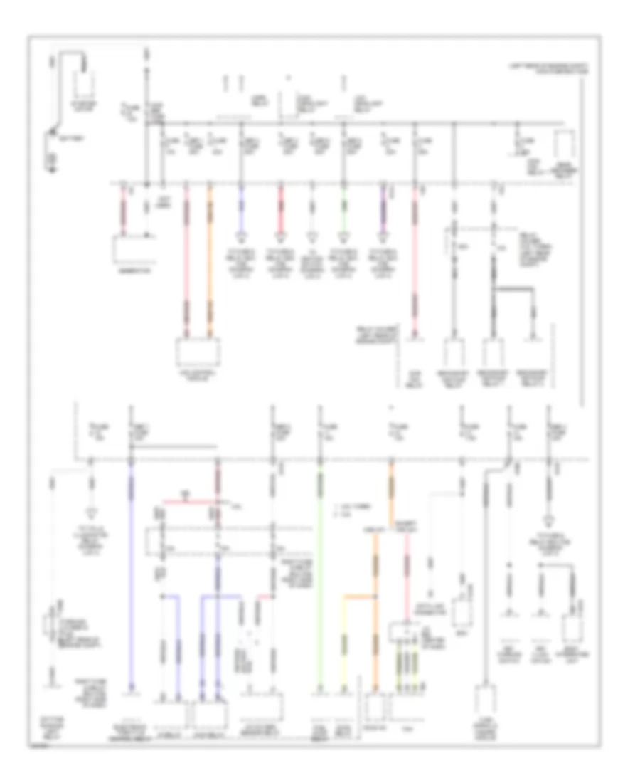 Power Distribution Wiring Diagram 1 of 4 for Subaru Impreza 2 5 GT 2010