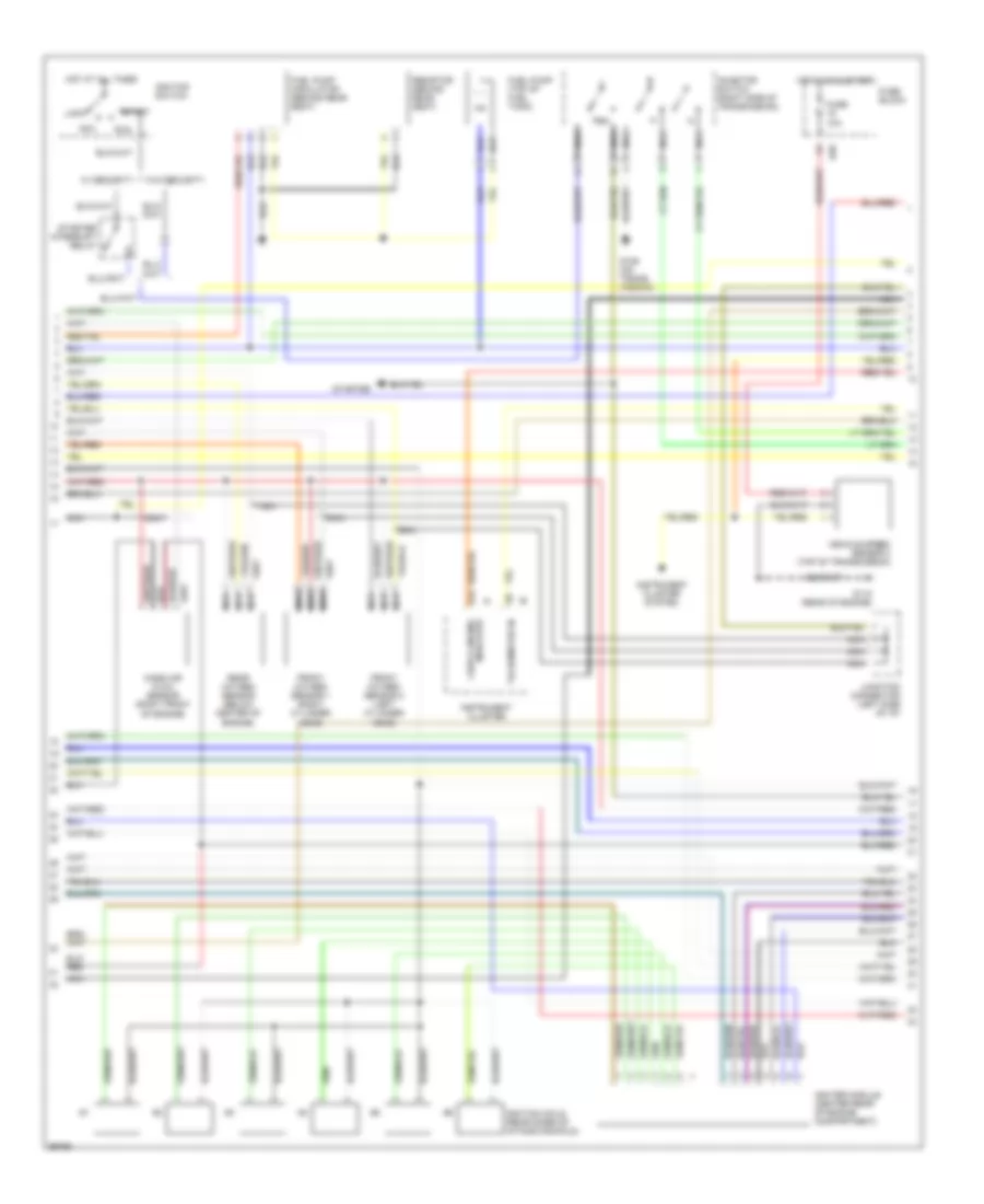 3.3L, Engine Performance Wiring Diagrams (2 of 3) for Subaru SVX L 1996