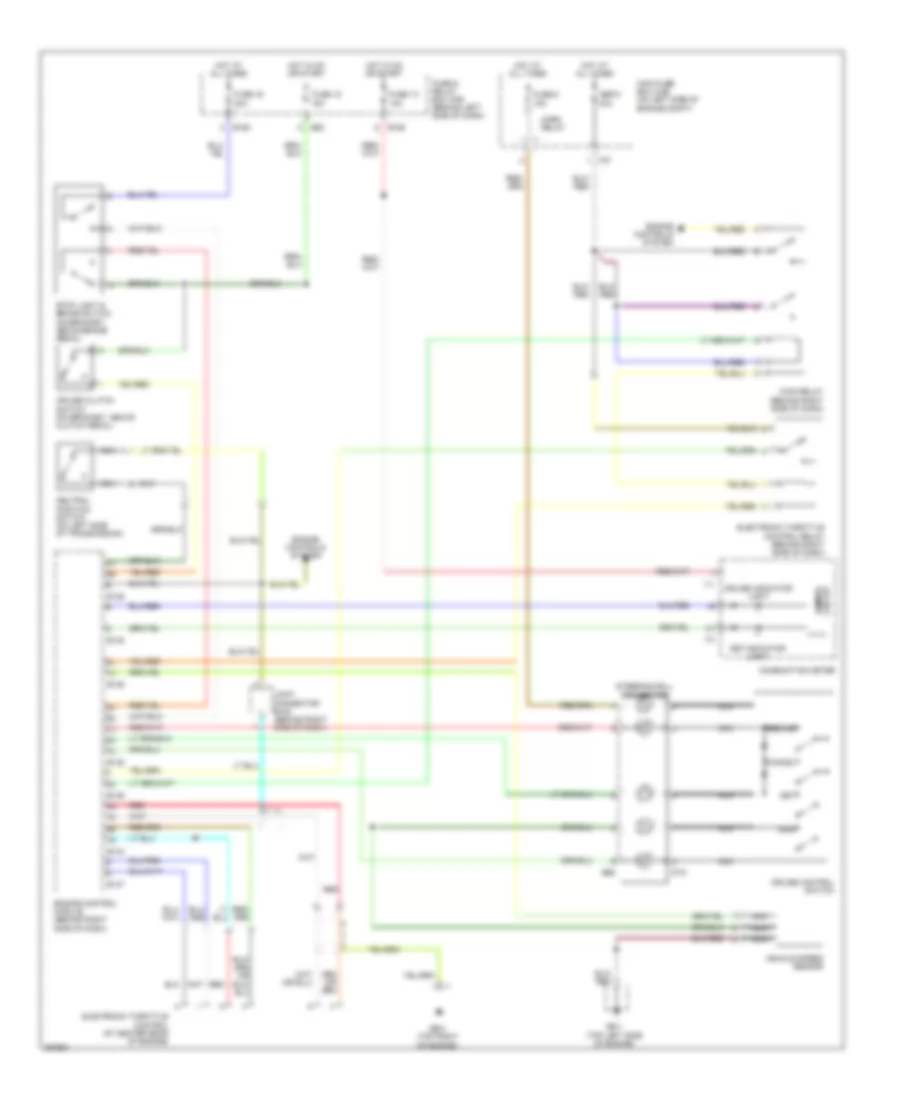 2.5L Turbo, Cruise Control Wiring Diagram for Subaru Impreza WRX TR 2007