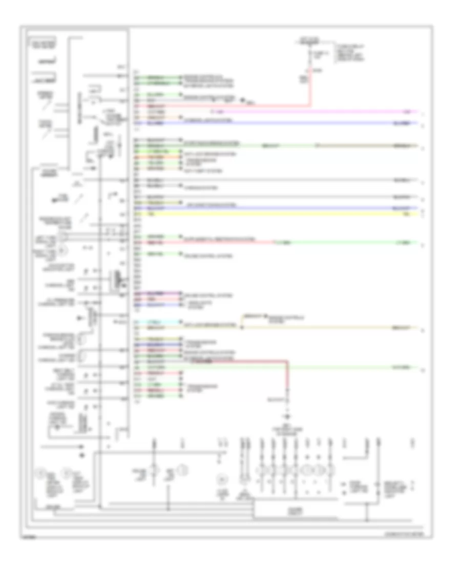 2 5L Instrument Cluster Wiring Diagram 1 of 2 for Subaru Impreza WRX TR 2007