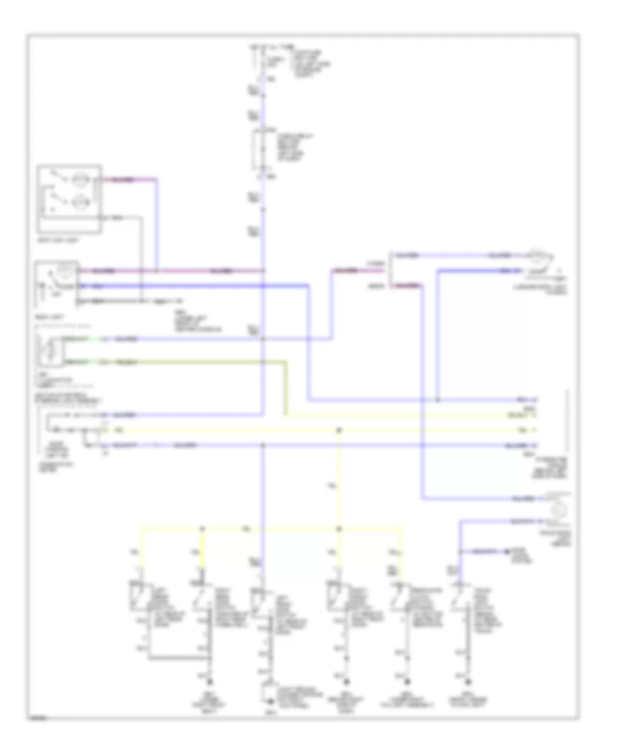 Courtesy Lamps Wiring Diagram for Subaru Impreza WRX TR 2007