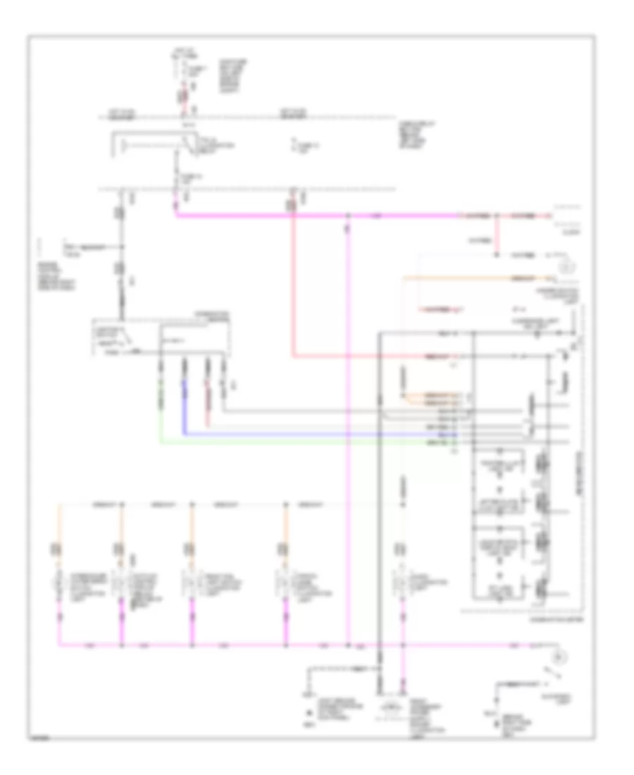 2.5L Turbo, Instrument Illumination Wiring Diagram for Subaru Impreza WRX TR 2007