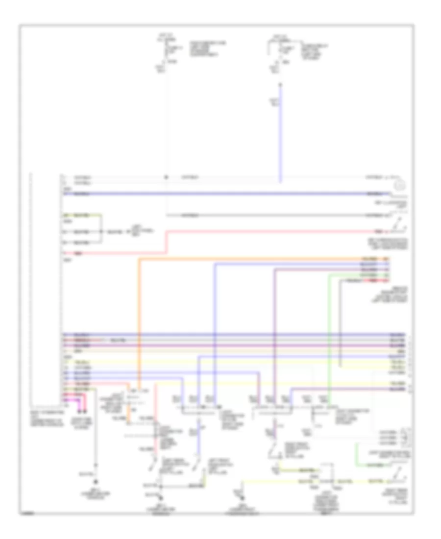 Courtesy Lamps Wiring Diagram 1 of 2 for Subaru Tribeca Limited 2010