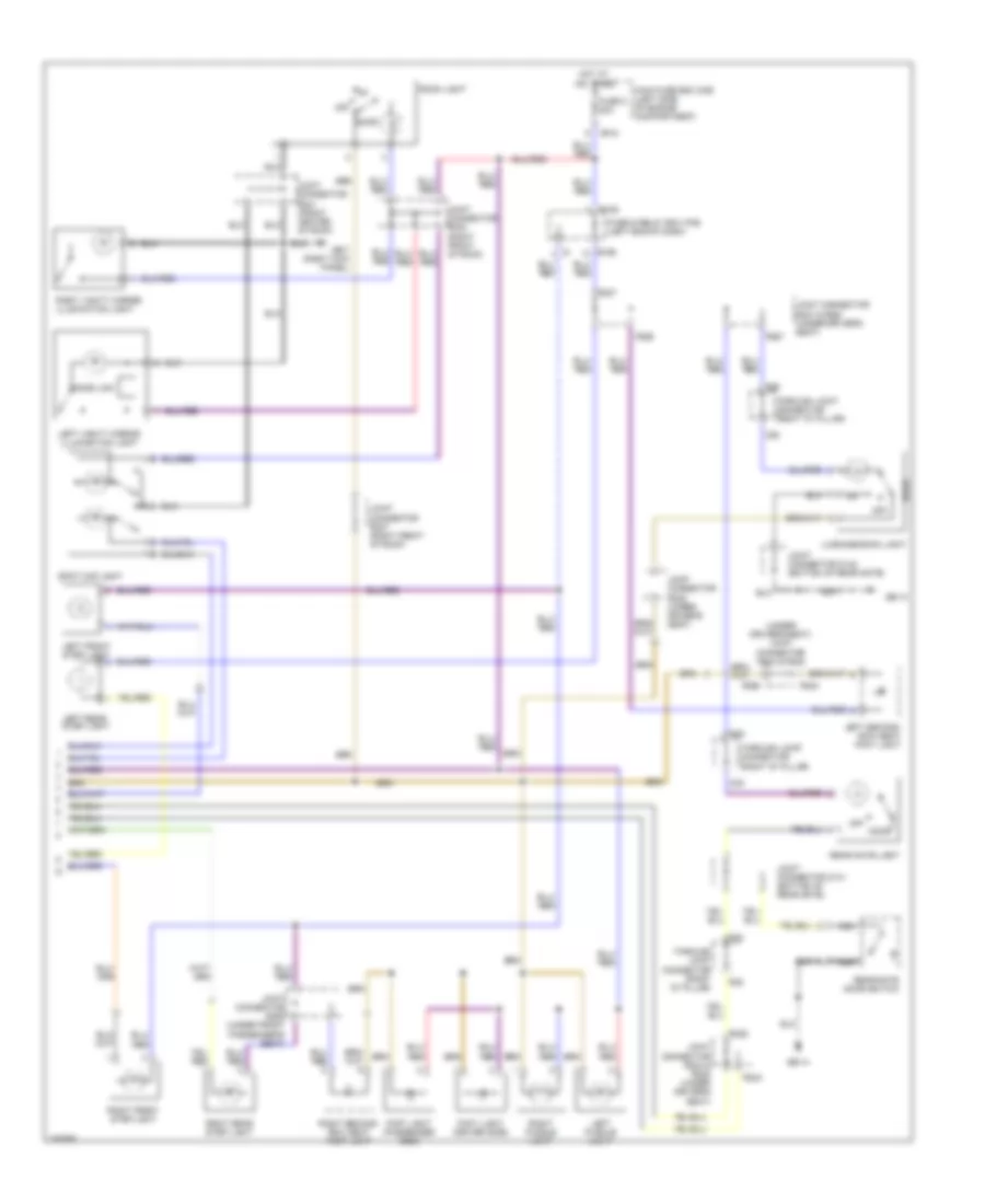 Courtesy Lamps Wiring Diagram 2 of 2 for Subaru Tribeca Limited 2010
