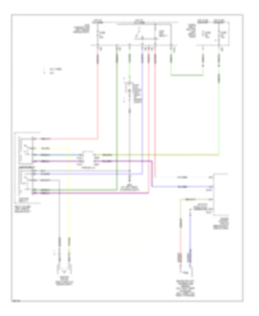 Cooling Fan Wiring Diagram for Subaru Legacy GT Limited 2007