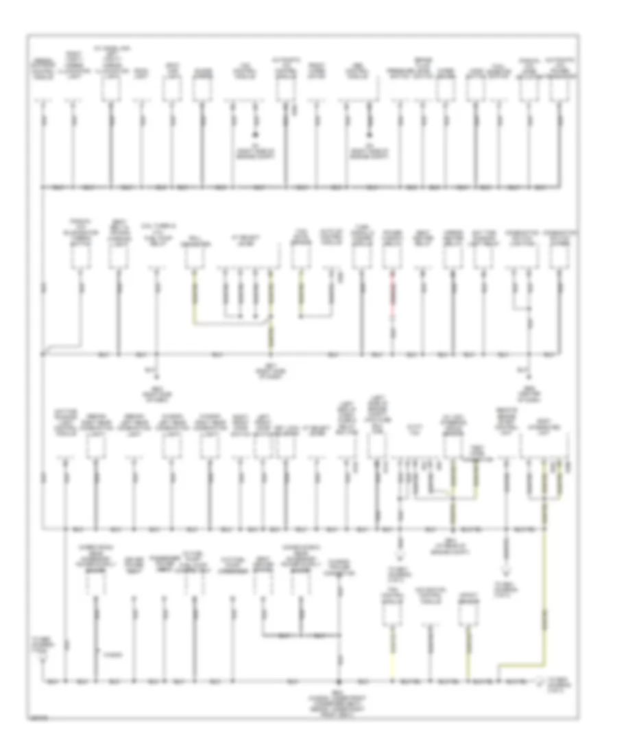 Ground Distribution Wiring Diagram 2 of 3 for Subaru Legacy GT Limited 2007