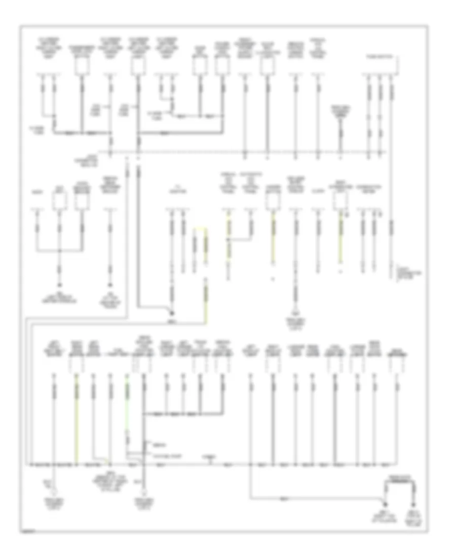 Ground Distribution Wiring Diagram 3 of 3 for Subaru Legacy GT Limited 2007