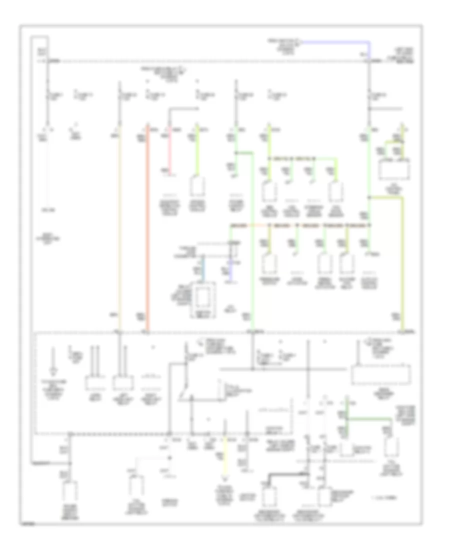 Power Distribution Wiring Diagram 3 of 5 for Subaru Legacy GT Limited 2007