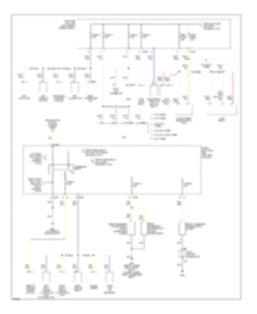 Power Distribution Wiring Diagram 4 of 5 for Subaru Legacy GT Limited 2007