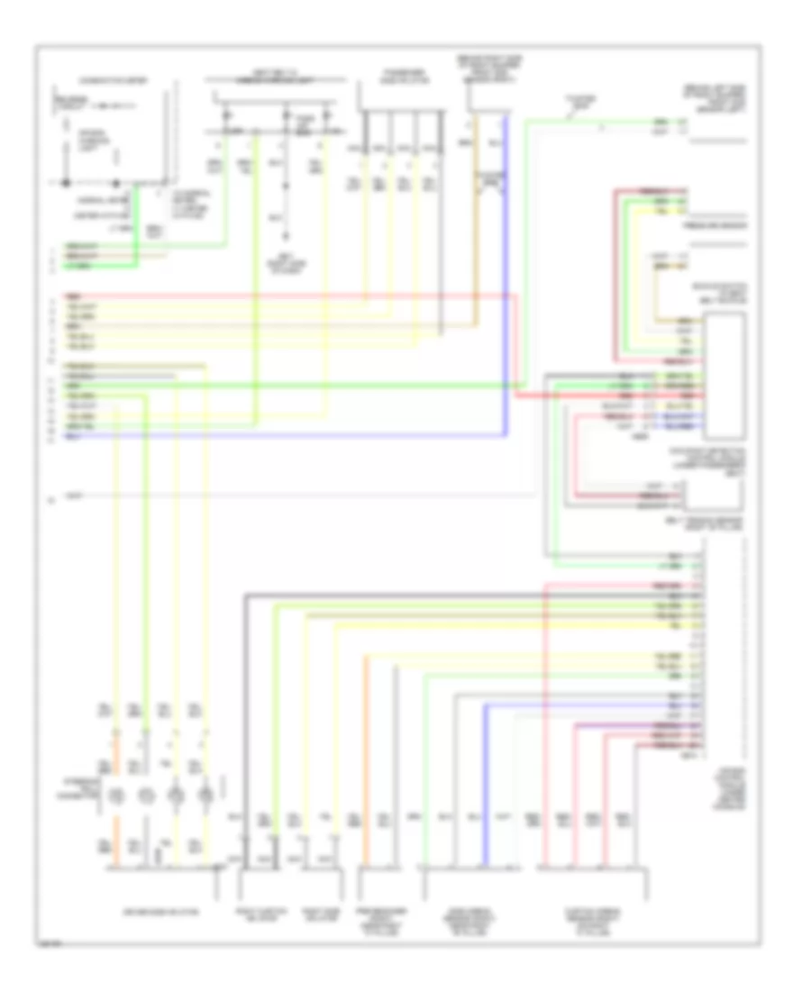Supplemental Restraints Wiring Diagram 2 of 2 for Subaru Legacy GT Limited 2007