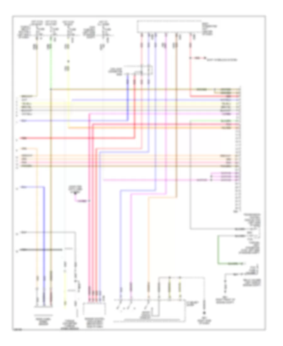 Transmission Wiring Diagram 4 Speed A T 2 of 2 for Subaru Legacy GT Limited 2007