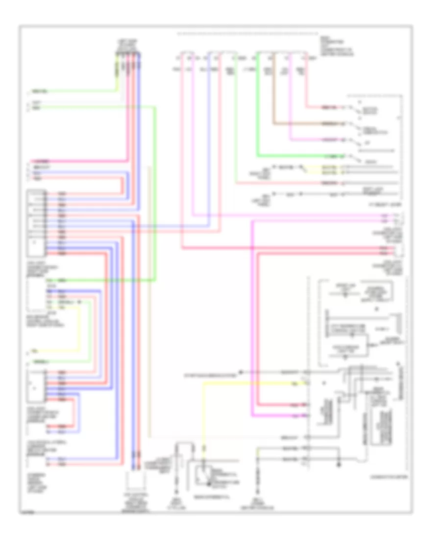 Transmission Wiring Diagram (2 of 2) for Subaru Tribeca Premium 2010