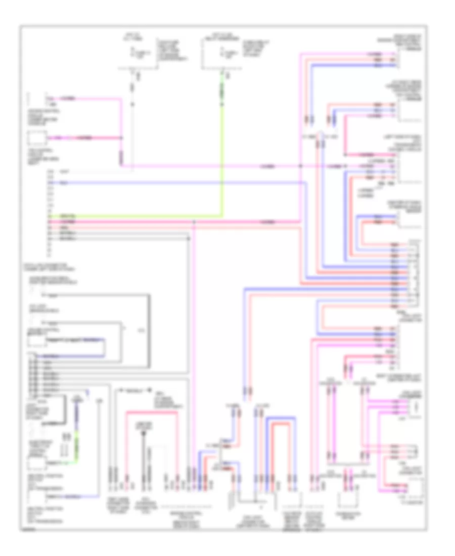 Computer Data Lines Wiring Diagram for Subaru Legacy GT spec B 2007