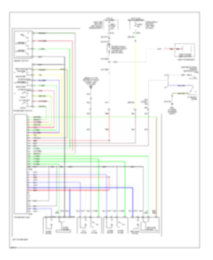 Memory Systems Wiring Diagram for Subaru Legacy GT spec B 2007