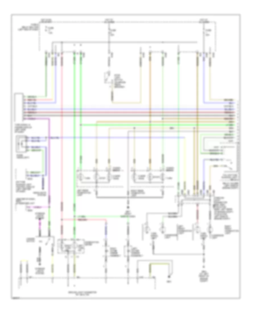 Exterior Lamps Wiring Diagram 1 of 2 for Subaru Legacy i 2007