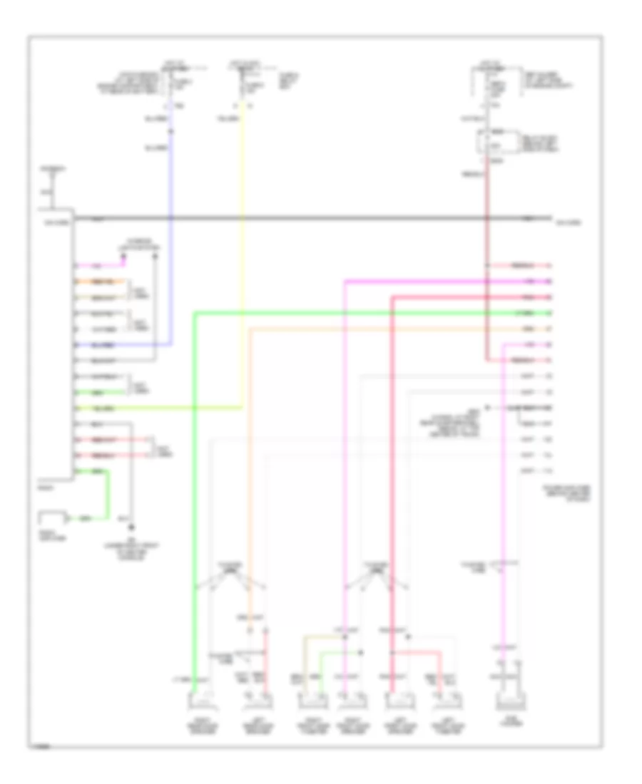 Radio Wiring Diagram with Macintosh Audio System for Subaru Legacy L 2003