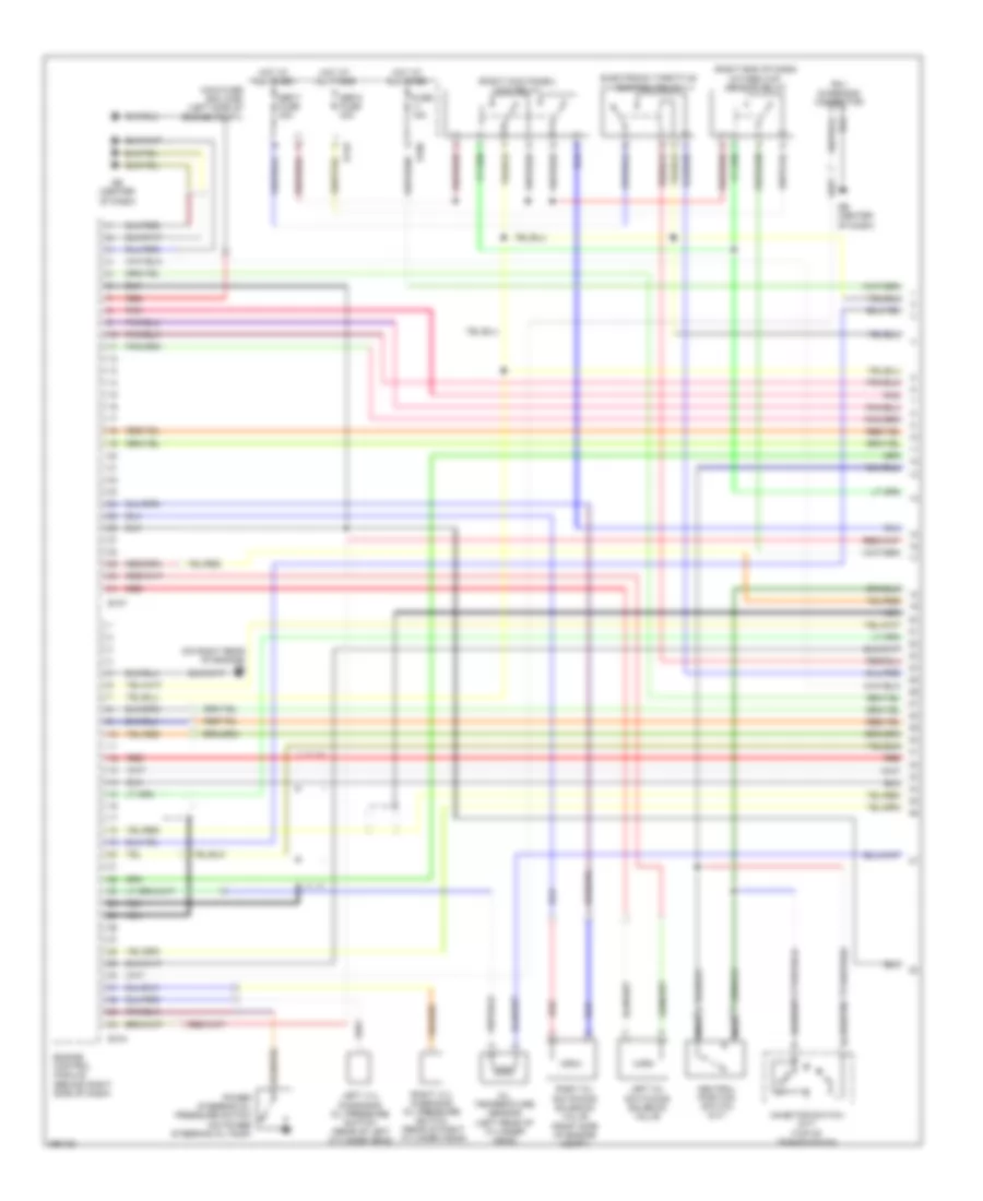 2 5L Engine Performance Wiring Diagram 1 of 4 for Subaru Legacy Limited 2007