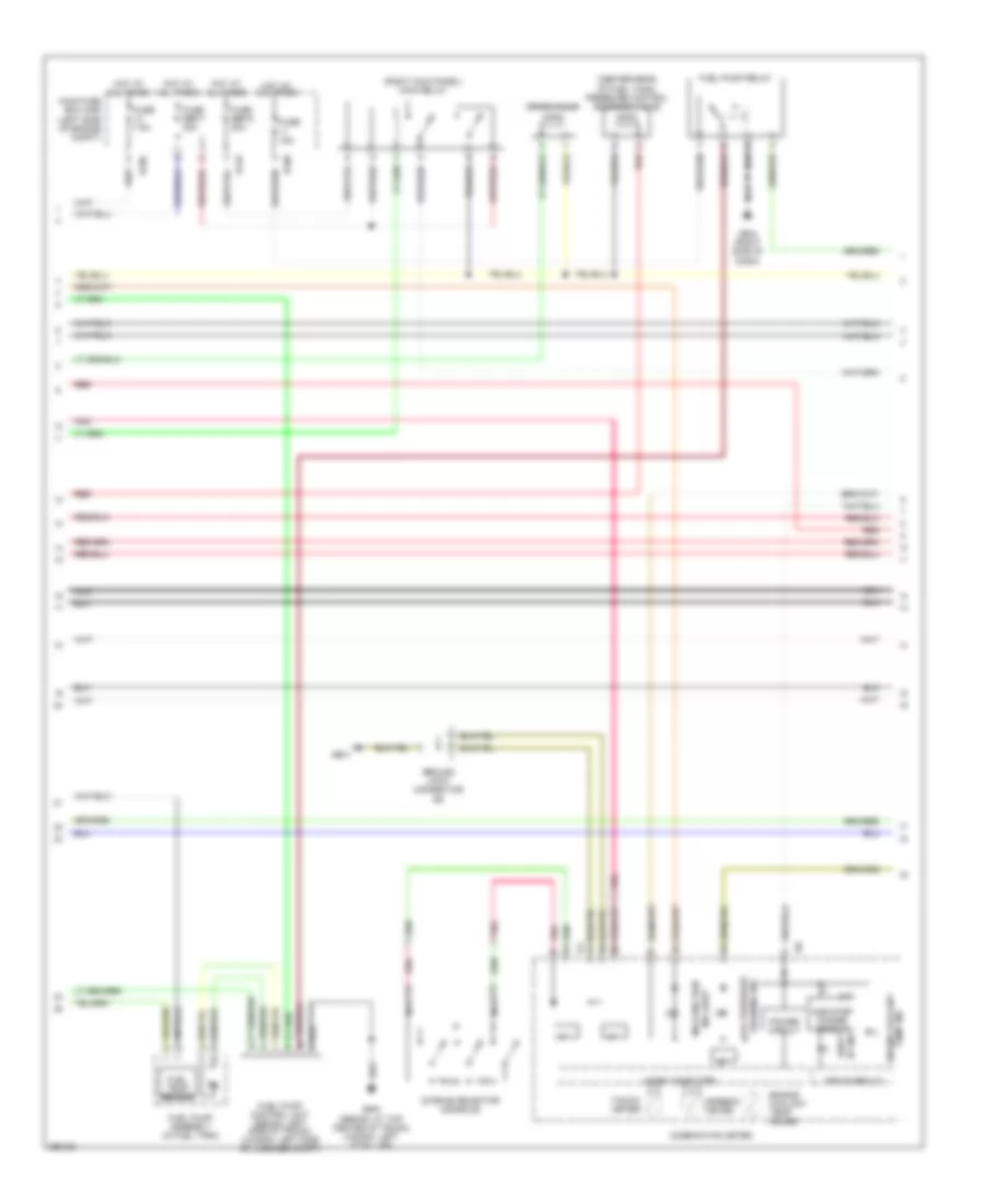 2.5L Turbo, Engine Performance Wiring Diagram (2 of 5) for Subaru Legacy Limited 2007