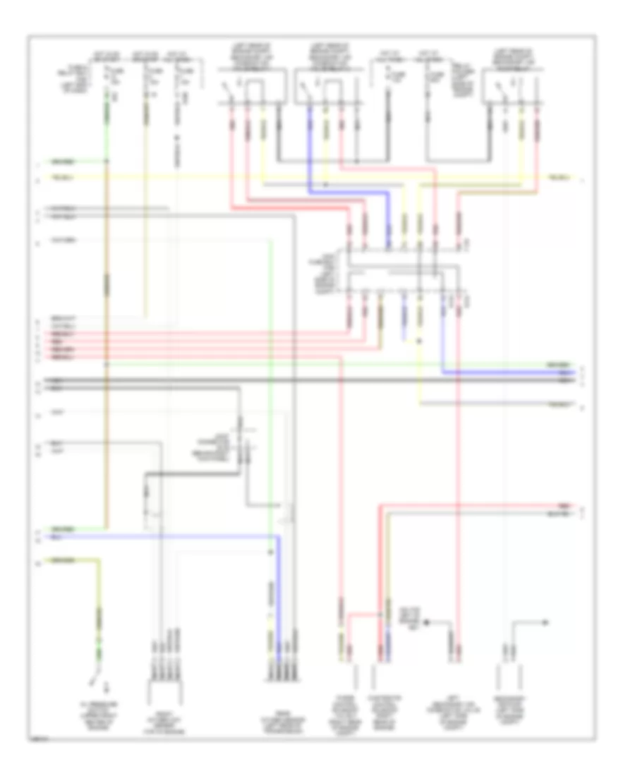 2.5L Turbo, Engine Performance Wiring Diagram (3 of 5) for Subaru Legacy Limited 2007