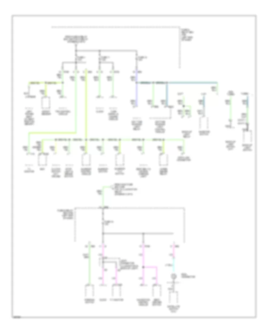 Power Distribution Wiring Diagram 5 of 5 for Subaru Legacy Limited 2007