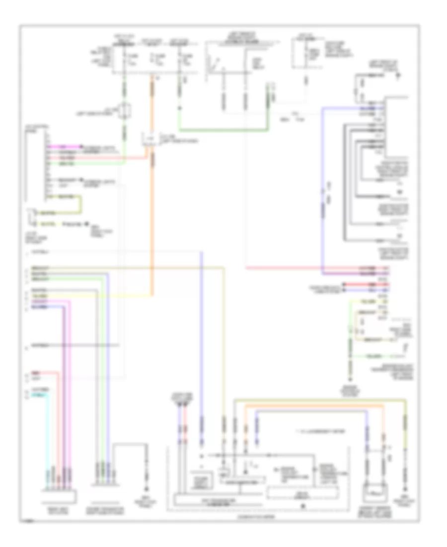 3.6L, Automatic AC Wiring Diagram (2 of 2) for Subaru Legacy 2013