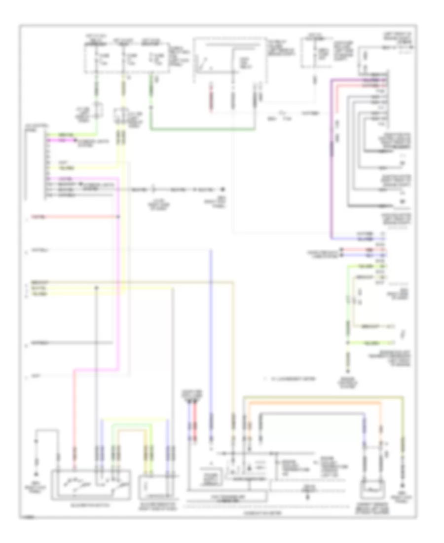 3.6L, Manual AC Wiring Diagram (2 of 2) for Subaru Legacy 2013