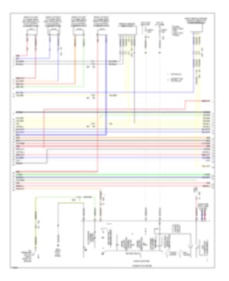3.6L, Engine Performance Wiring Diagram (2 of 5) for Subaru Legacy 2013