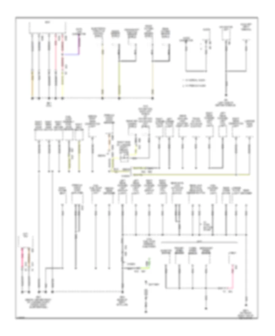 Ground Distribution Wiring Diagram 4 of 4 for Subaru Legacy 2013