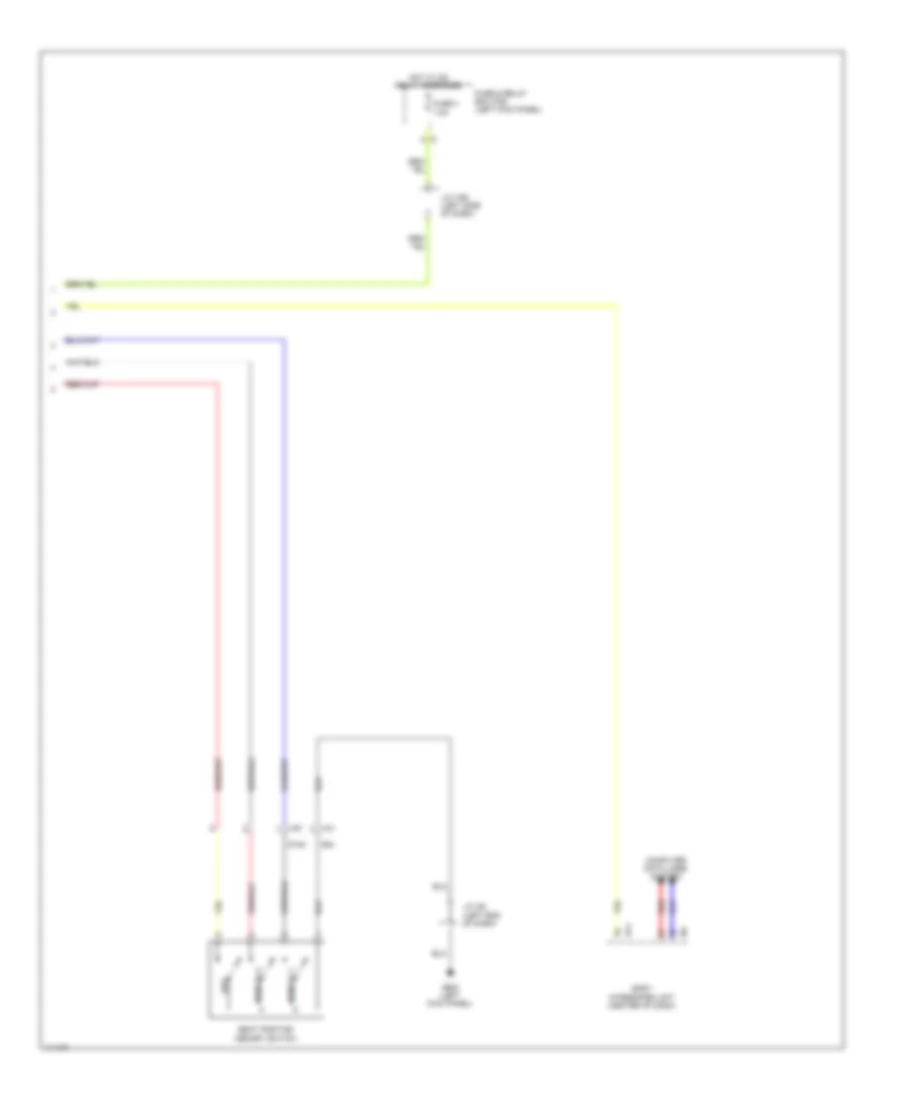 Memory Systems Wiring Diagram 2 of 2 for Subaru Legacy 2013