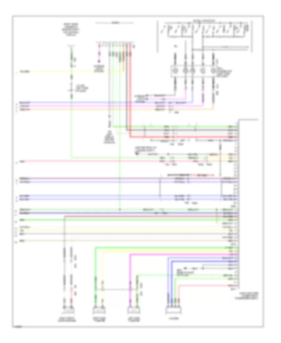 Premium Radio Wiring Diagram (2 of 2) for Subaru Legacy 2013