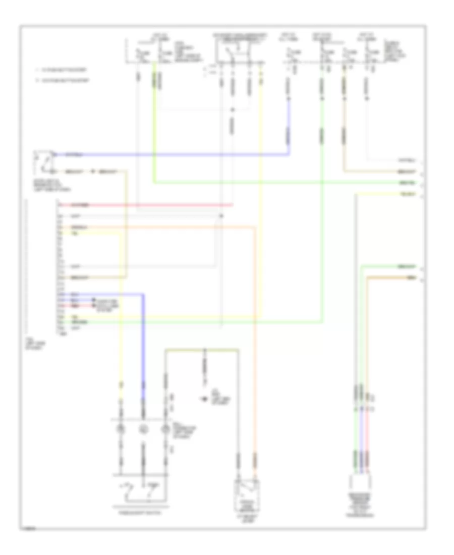 CVT Wiring Diagram 1 of 2 for Subaru Legacy 2013
