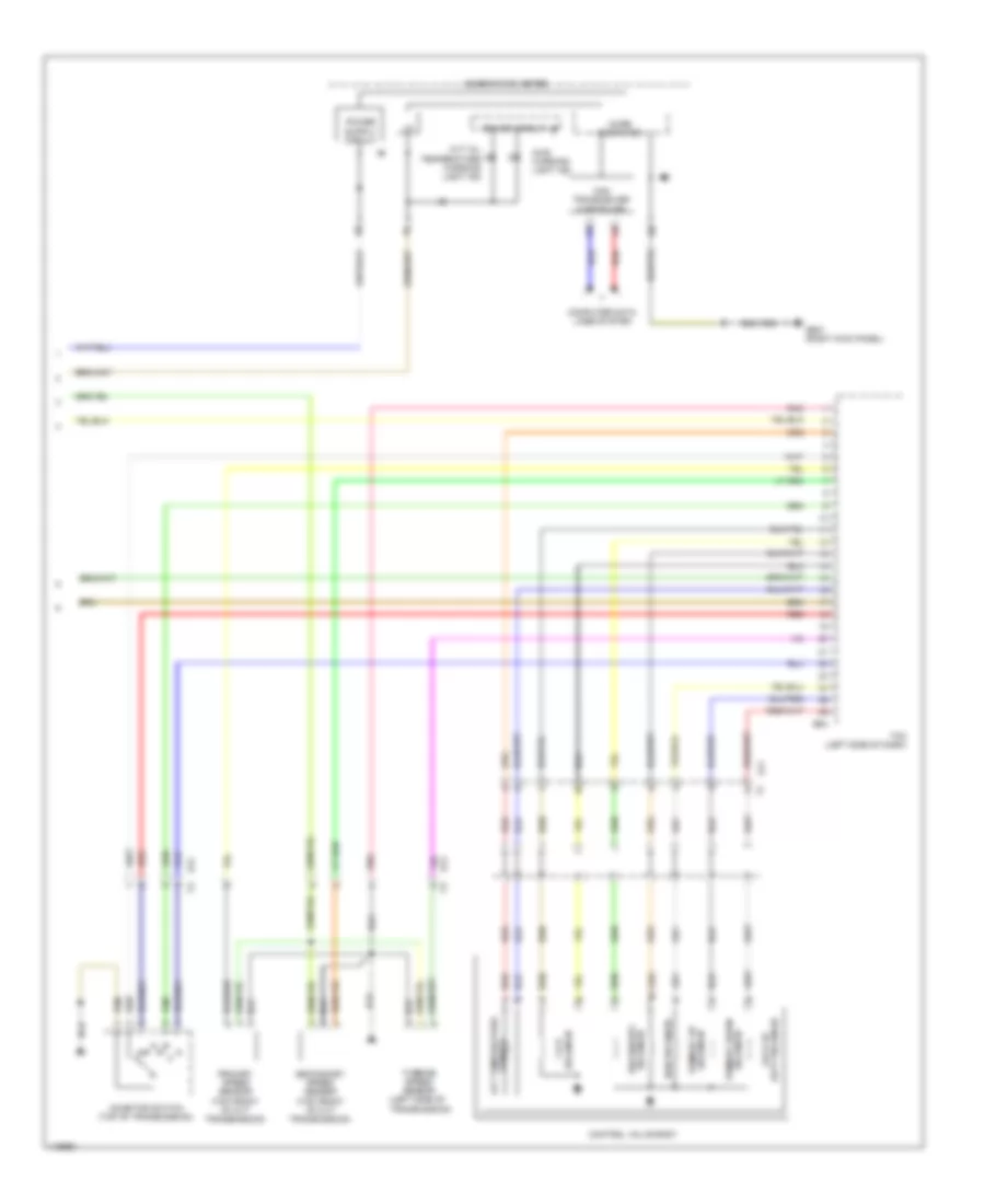 CVT Wiring Diagram 2 of 2 for Subaru Legacy 2013