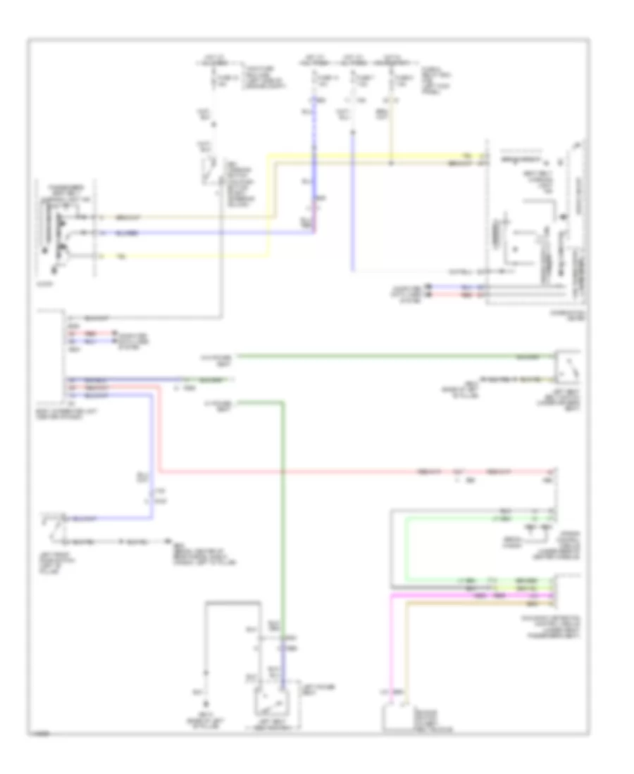 Chime Wiring Diagram for Subaru Legacy 2013