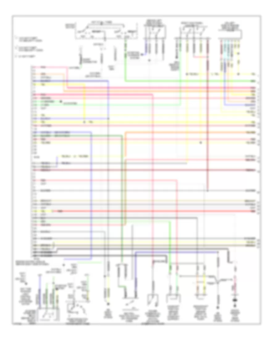 2 5L Engine Performance Wiring Diagram 1 of 3 for Subaru Outback 2003