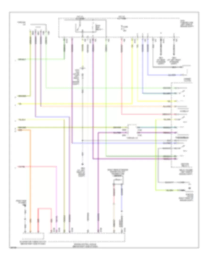Manual A C Wiring Diagram 2 of 2 for Subaru Outback i 2007