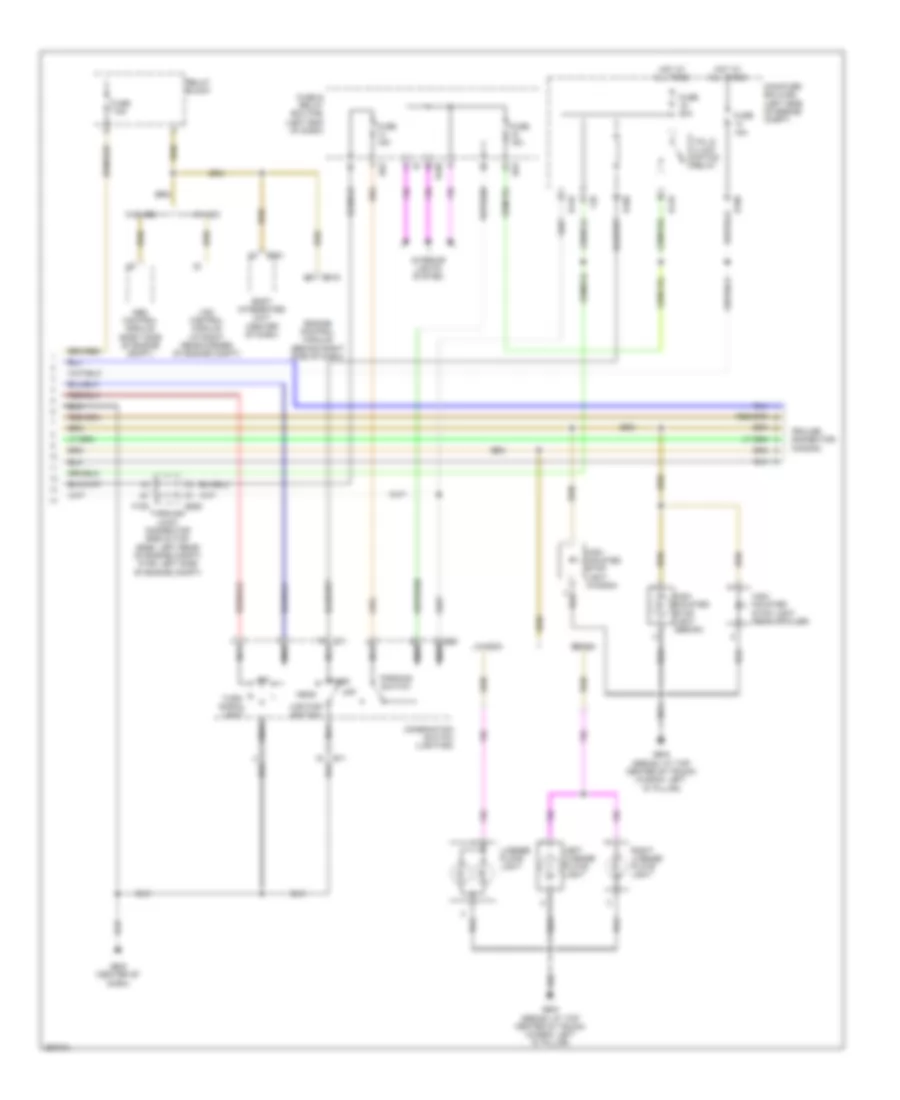 Exterior Lamps Wiring Diagram 2 of 2 for Subaru Outback i 2007