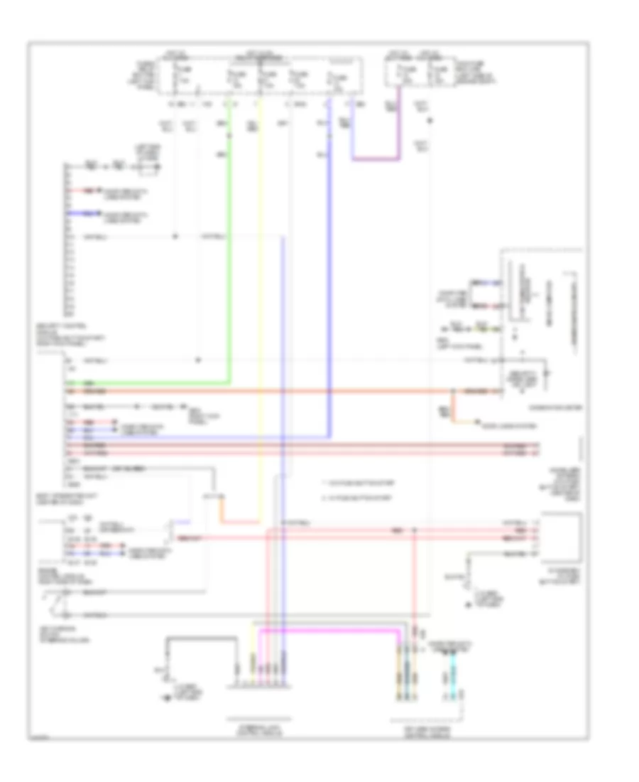 Immobilizer Wiring Diagram for Subaru Legacy Limited 2013