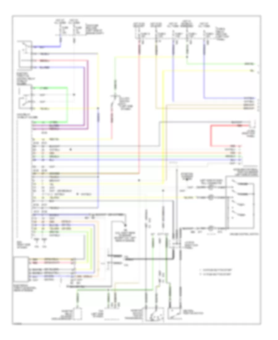 Cruise Control Wiring Diagram 1 of 2 for Subaru Legacy Limited 2013