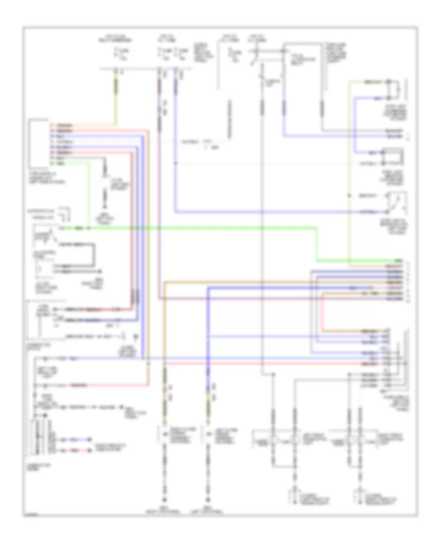 Exterior Lamps Wiring Diagram (1 of 2) for Subaru Legacy Limited 2013