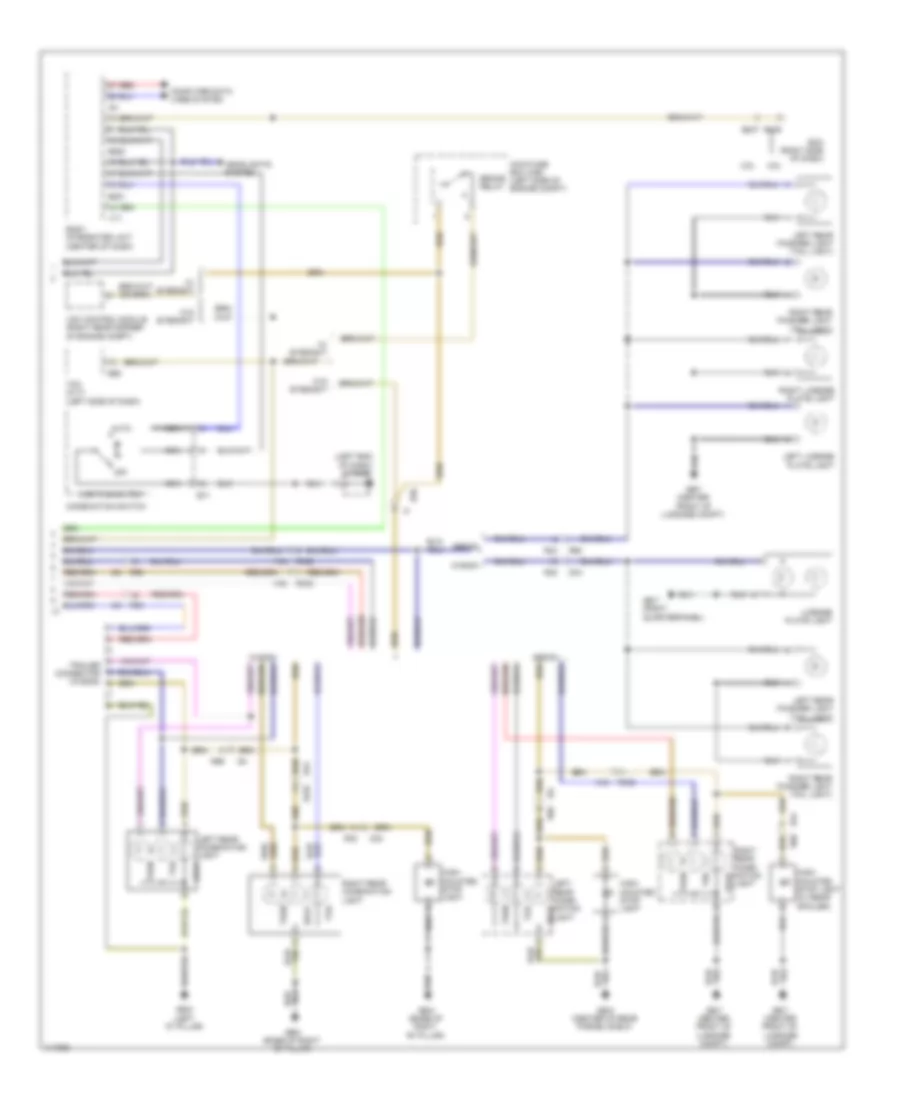 Exterior Lamps Wiring Diagram (2 of 2) for Subaru Legacy Limited 2013