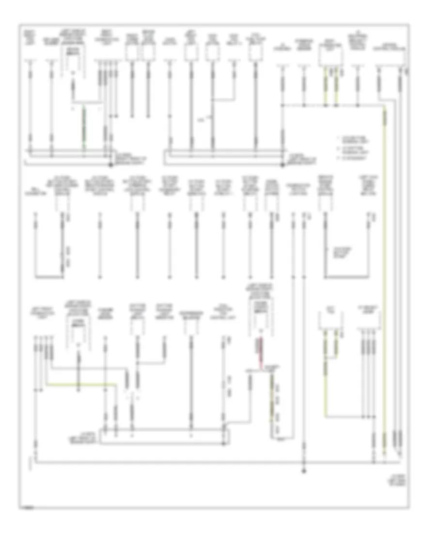 Ground Distribution Wiring Diagram 1 of 4 for Subaru Legacy Limited 2013