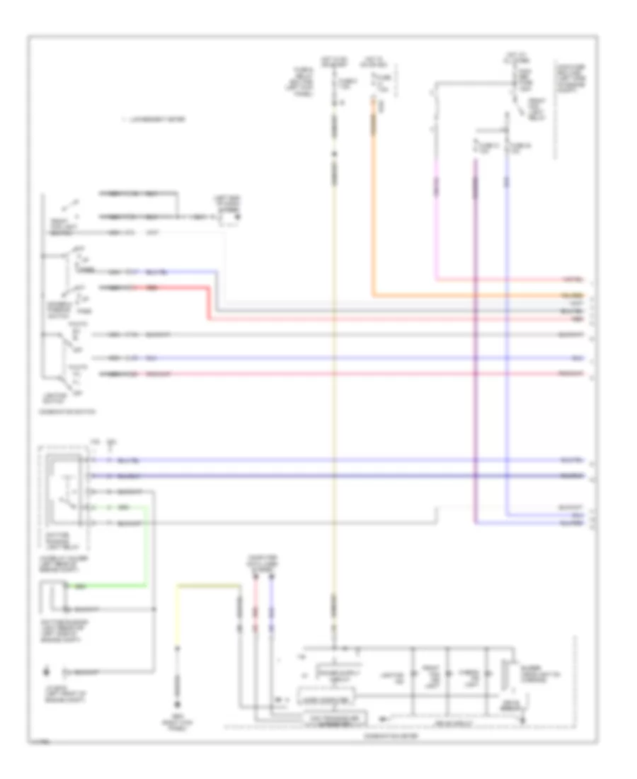 Headlights Wiring Diagram 1 of 2 for Subaru Legacy Limited 2013