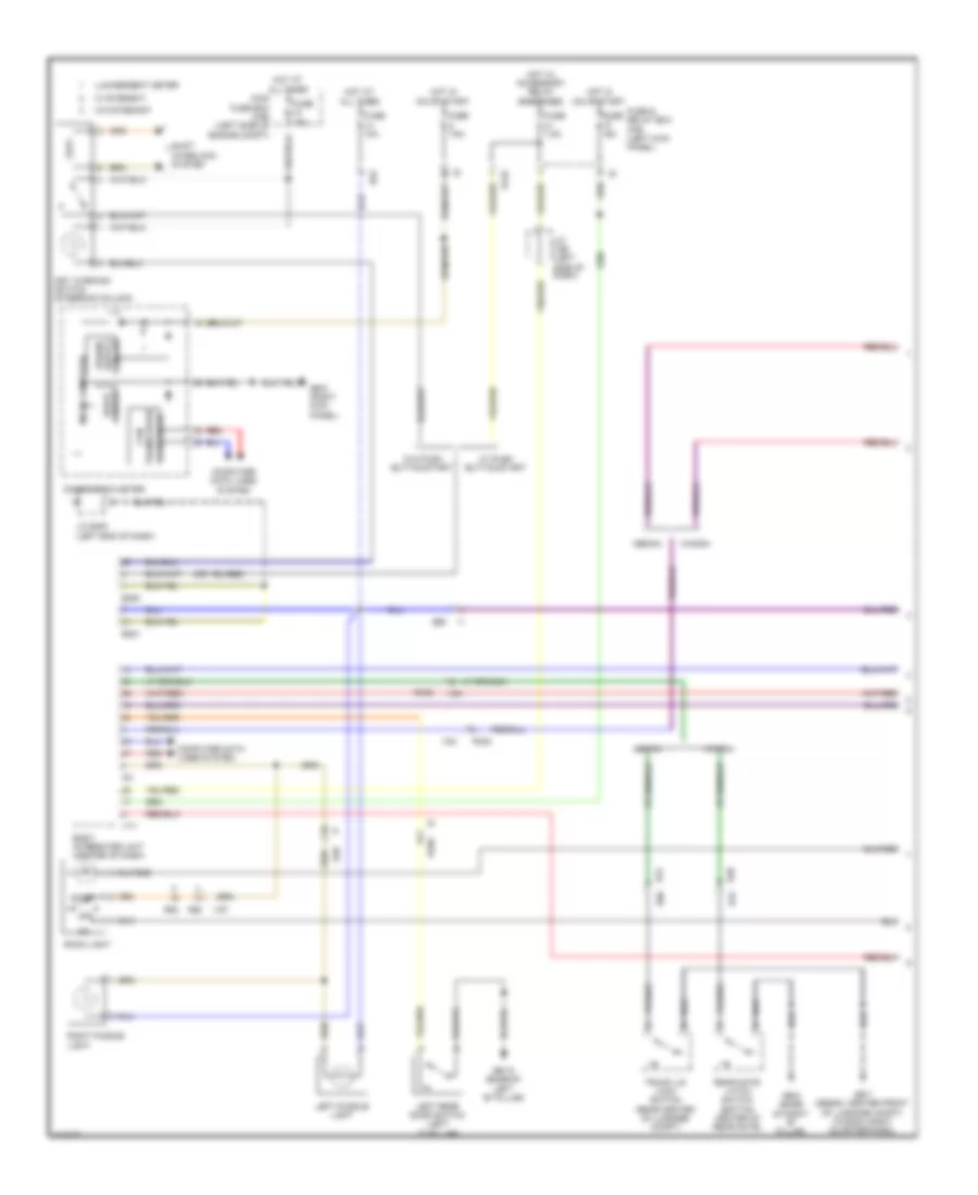 Courtesy Lamps Wiring Diagram 1 of 2 for Subaru Legacy Limited 2013