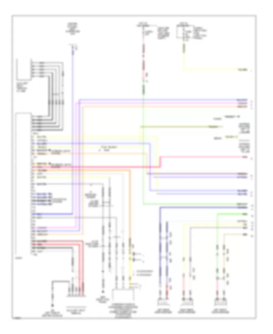 Premium Radio Wiring Diagram 1 of 2 for Subaru Legacy Limited 2013