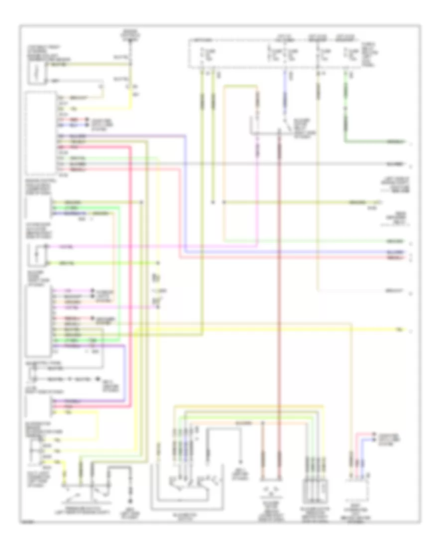 Manual AC Wiring Diagram (1 of 2) for Subaru Forester X 2011
