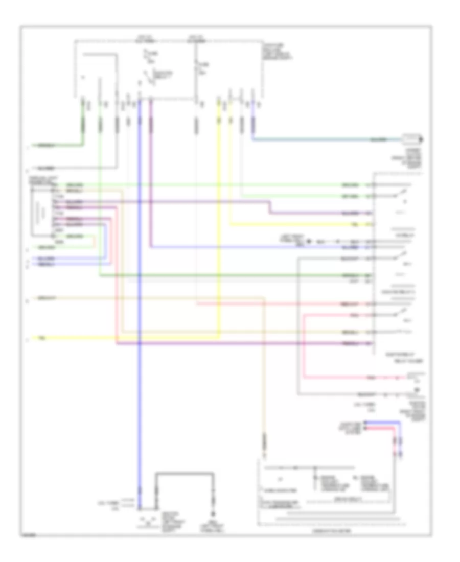 Manual A C Wiring Diagram 2 of 2 for Subaru Forester X 2011
